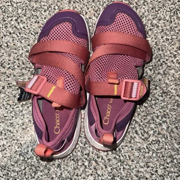 Chaco Drifter Sz 3 Girls Shoes Purple Rose JCH180391 - Picture 6 of 8